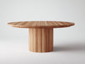 Table de jardin - bois de teck - 150x150x75 cm - bois naturel - design contemporain
