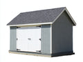 Abri de jardin - Bois - 270x205x245 cm - Gris-Blanc-Noir - Traditionnel